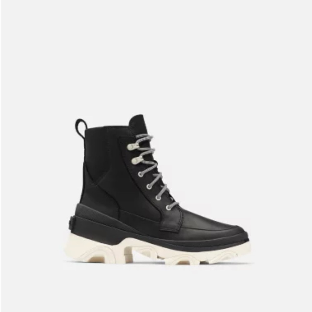 Sorel Brex Lace Booties in Black, Chalk